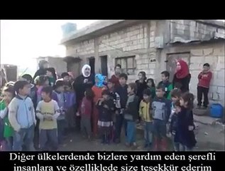 Suriye'nin Er-Restan kentinden Cumhurbaşkanı Erdoğan ve Türkiye'ye çağrı