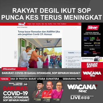 [SHORTS] Rakyat degil ikut SOP punca kes terus meningkat