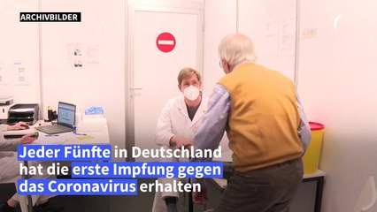 Download Video: Jeder Fünfte in Deutschland hat erste Corona-Impfung