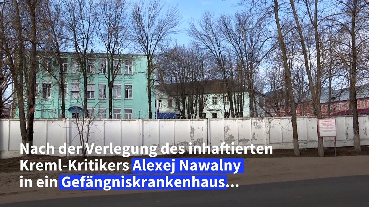 Nawalny-Ärzte an Zutritt zu Gefängniskrankenhaus gehindert
