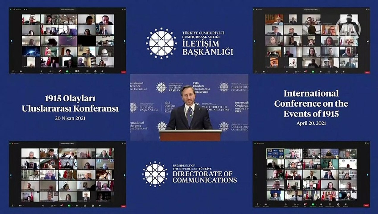 Cumhurbaşkanlığı İletişim Başkanı Altun "1915 Olayları Uluslararası Konferansı"nda konuştu