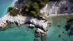 Sea waves & beach drone video - Free HD Video - no copyright