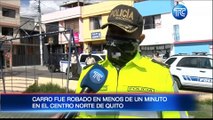 Delincuentes roban un auto en menos de un minuto