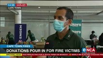 Donations pour in for Cape Town fire victims