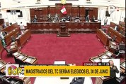 Tribunal Constitucional: magistrados serán elegidos el 30 de junio