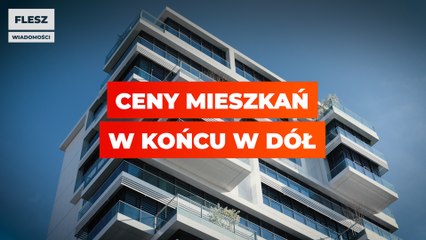 Ceny mieszkań w końcu w dół