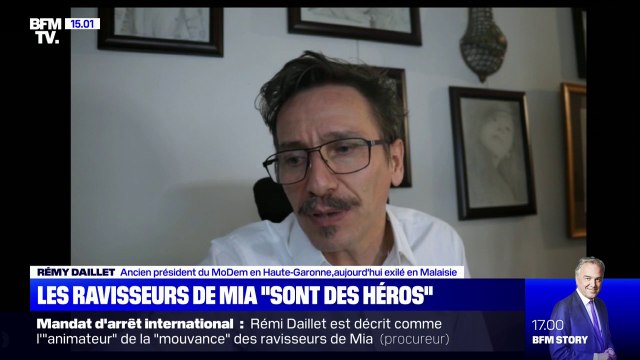 Affaire Mia: Pour Rémy Daillet, les ravisseurs sont des héros, ils rétablissent le droit