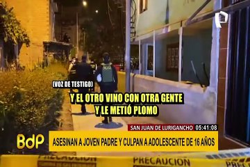 SJL: pandilleros asesinan a padre de familia que vendía mascarillas