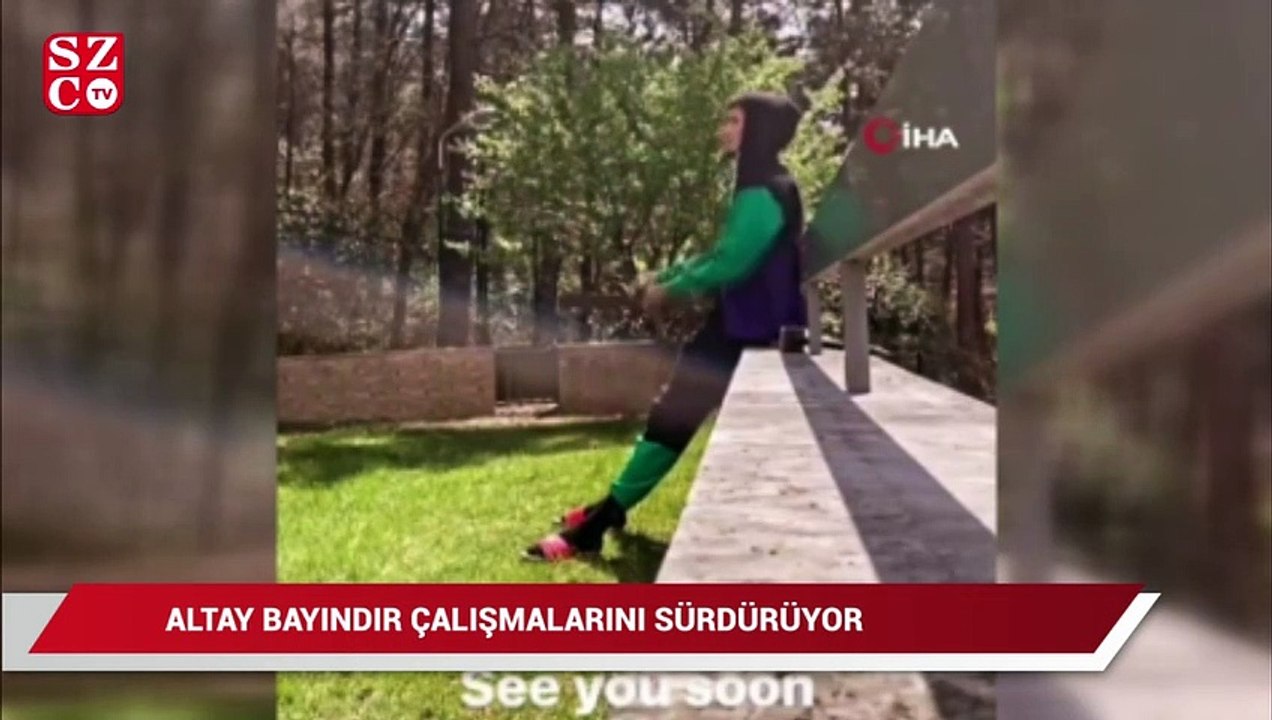 Altay Bayındır çalışmalarını sürdürüyor