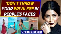 Shruti Hassan slams celebrities holidaying in Maldives | Oneindia News