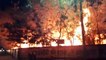 इंदौर के जी एस आय टी एस में भीषण लगी आग, कॉलेज के पिछले हिस्से की खुली जगह हो रही जलकर राख