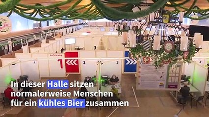 G'impft is': Bierhalle in Bayern wird zu Impfzentrum