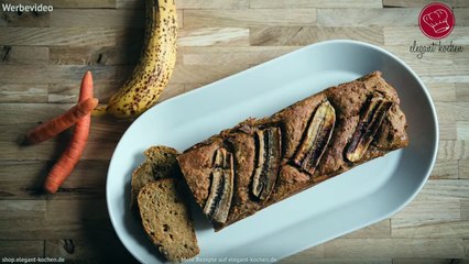 Bananen-Möhren-Brot Schnell, Gesund, Vegan - Thermomix Rezept | Elegant-Kochen.De