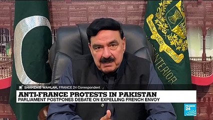 Pakistan parliament postpones debate on expelling French ambassador