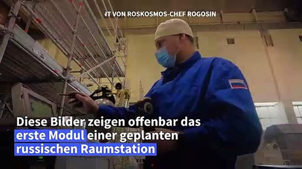 Russland veröffentlicht Bilder von neuer Raumstation