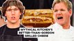 Mythical Kitchen's Chef Josh Makes His Official Better-Than-Gordon-Ramsay Grilled Cheese