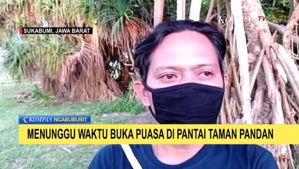 Ngabuburit di Pantai Taman Pandan Sukabumi