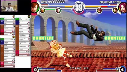 (PS2) King of Fighter XI - 22 - KOF Protagonist Team (unofficial name) - Lv 8