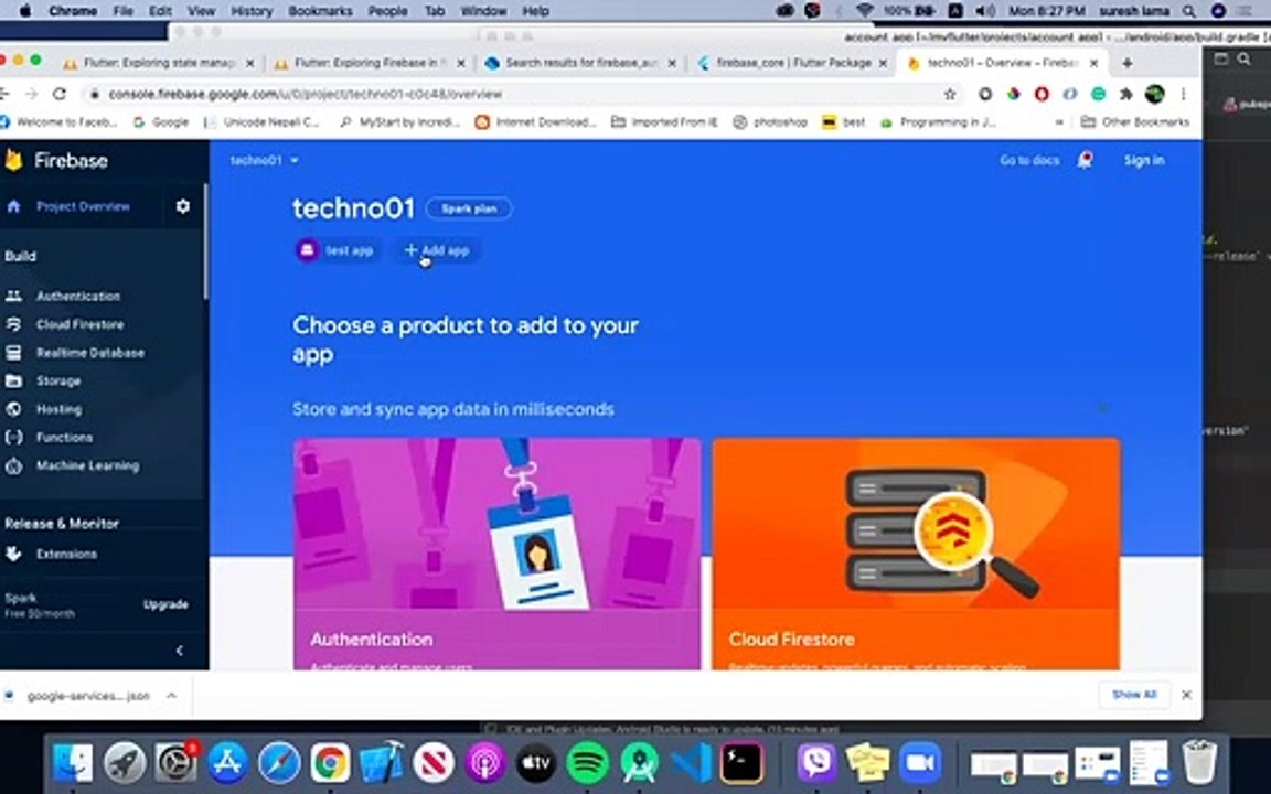 Firebase Part 1 || Flutter Tutorial
