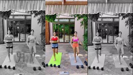 Sara Ali Khan And Janhvi Kapoor Working Out Together