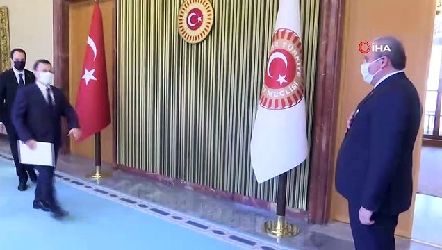TBMM Başkanı Mustafa Şentop, Anayasa Mahkemesi Başkanı Zühtü Arslan ile görüştü