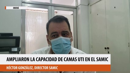 Ampliaron la capacidad de camas UTI en el Samic