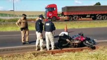 Motociclista morre após sofrer acidente na rodovia BR-467