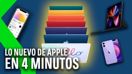 Tải video: NUEVOS IMAC, IPAD PRO, AIRTAG Y APPLE TV! Resumen del APPLE SPRING RELOADED en 4 MINUTOS