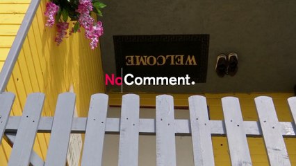 Une maison construite à l'envers en Roumanie