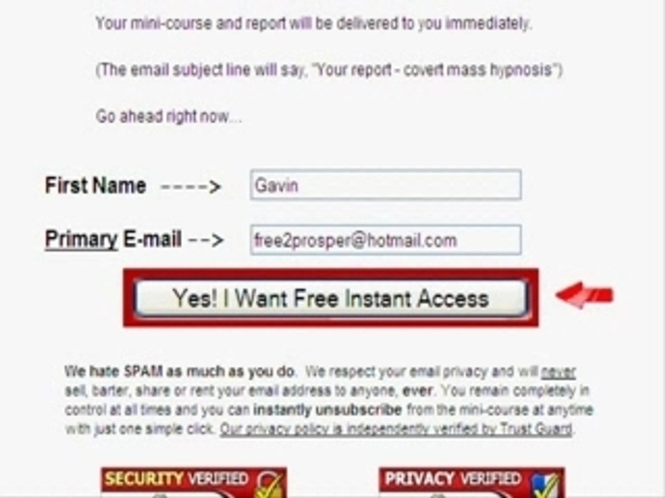 (FREE Hypnosis) Course - "The Secrets of Hypnosis Revealed!"