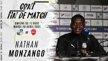 Conférence d'après match ASC - VAFC : Nathan Monzango