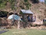Hfh Nepal Building A Bamboo House In One-Minute (60 Secs).Wmv