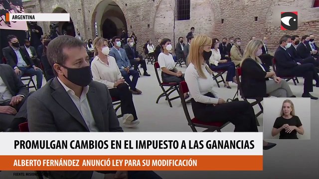 Alberto Fernández promulgó la ley de modificación al impuesto a las Ganancias