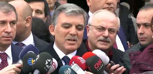 Gül'den eleştirilere ilişkin ilk açıklama