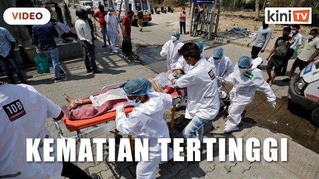 India catat rekod baru kematian harian Covid-19