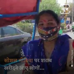 Delhi People Stock Up Liquor Ahead Of Week-Long Lockdown