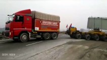 Heavy Equipment Transportation India | Volvo Puller Trucks | Elevated Bridge construction India | ODC Transportation India