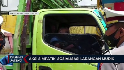 Aksi Simpatik, Sosialisasi Larangan Mudik