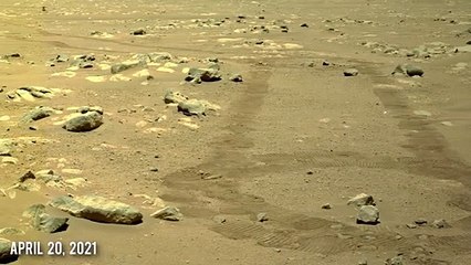 Perseverance spotted Ingenuity Mars Helicopter next day after historic flight