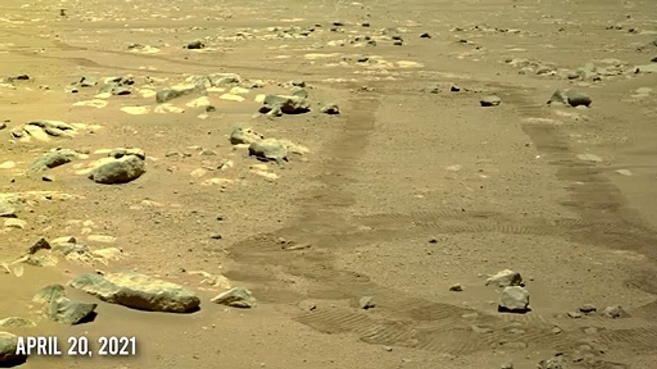 Perseverance spotted Ingenuity Mars Helicopter next day after historic flight