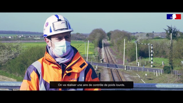 RN10 suppression du passage à niveau N°144 sur la commune de Villechauve (41)