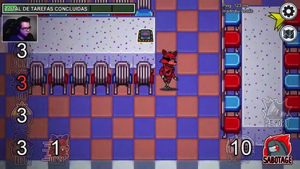 Among Us Impostor Foxy (Fnaf Mod)