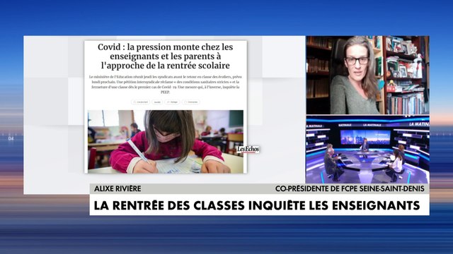 Rentrée scolaire : le gouvernement doit «revoir sa copie» selon Alixe Rivière