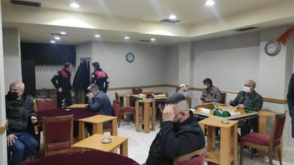 GÜVENLİK KAMERASIYLA ÖNLEM ALINAN KAHVEHANEYE BASKIN