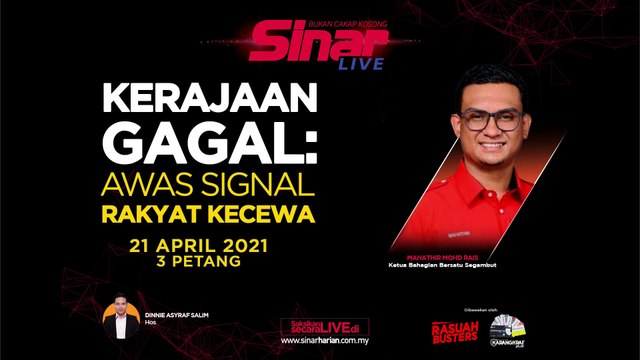 [LIVE] Kerajaan gagal: Awas signal rakyat kecewa (2)
