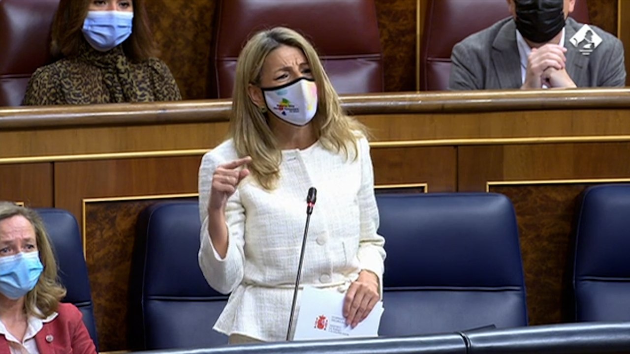 Yolanda Díaz, a García Egea: "Parece que usted es bastante mal alumno, en España hay 3.949.640 parados"