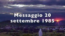 Messaggio della Regina della Pace del 20 settembre 1985