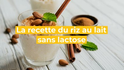 La recette du riz au lait sans lactose