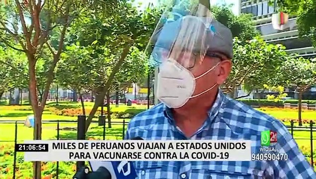 Carlos Canales: Diariamente más de 200 peruanos viajan a Estados Unidos a vacunarse