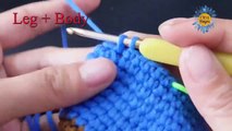 #089 | Amigurumi Animal | How To Crochet Mario Amigurumi (P1/3) | Amisaigon | Free Pattern
